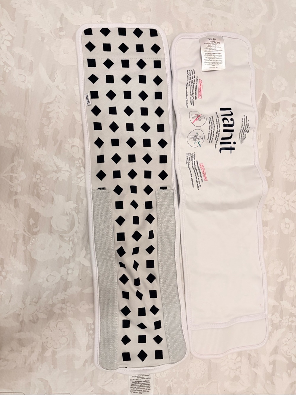 2 NWOT Nanit Breathing Bands 0-3 Months